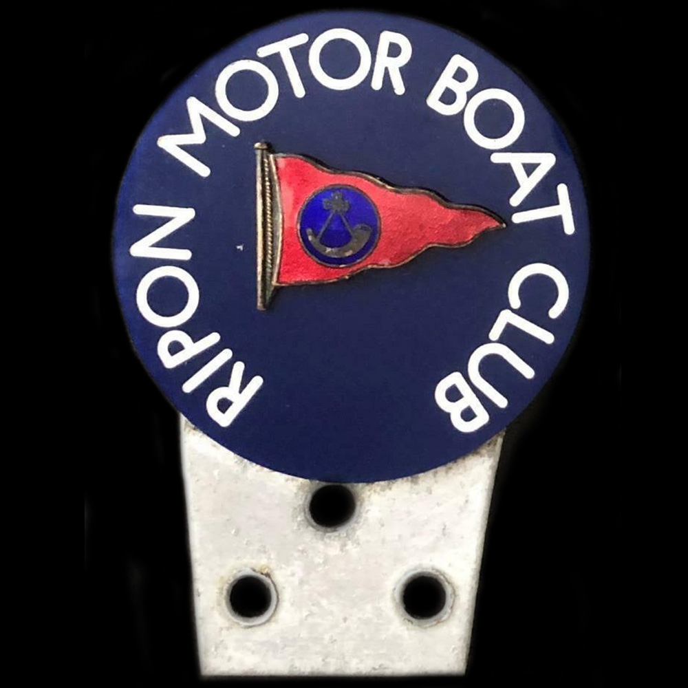Ripon Motor Boat Club car badge
